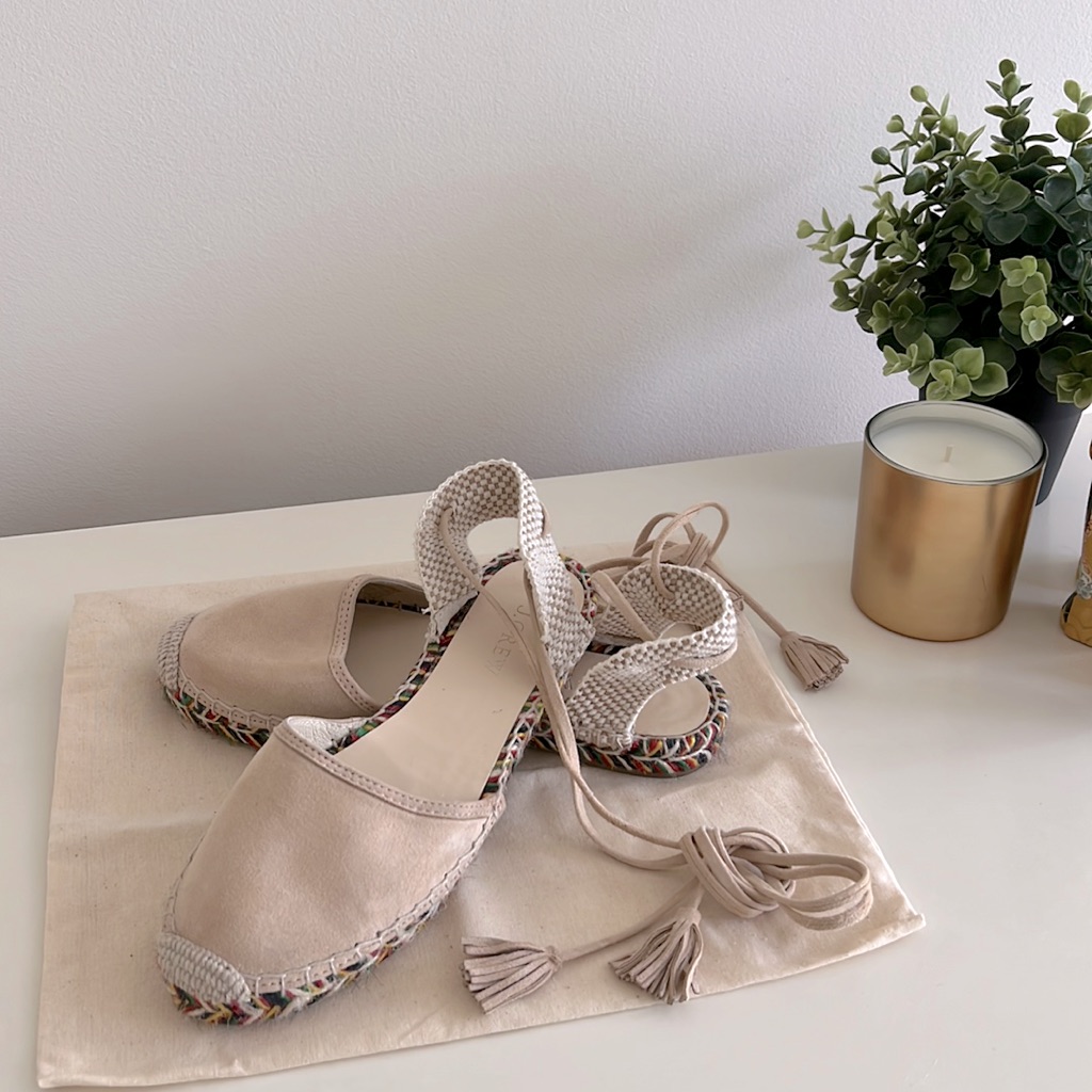J.Crew Lace-Up Espadrille Sandals